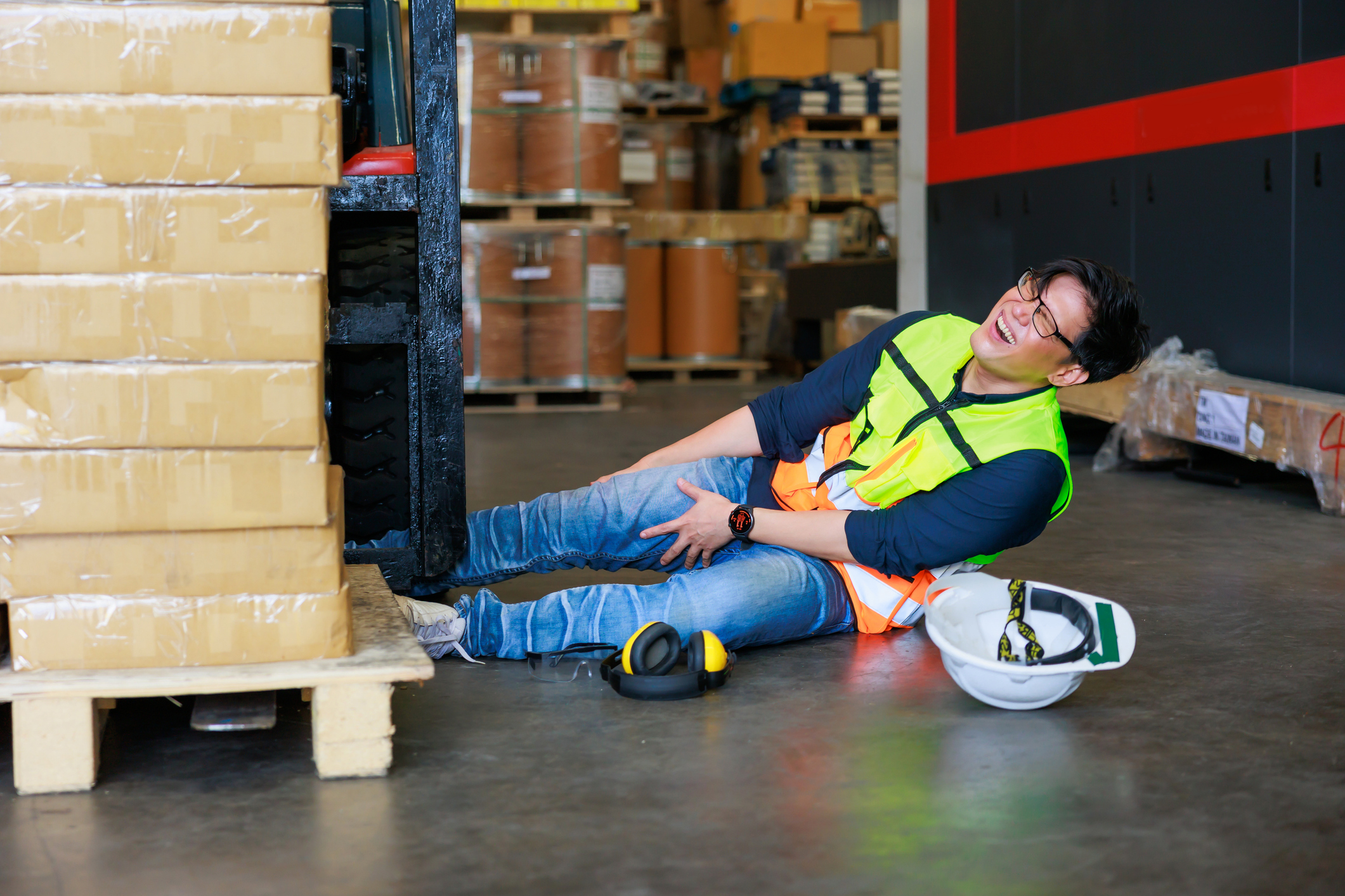 forklift injury